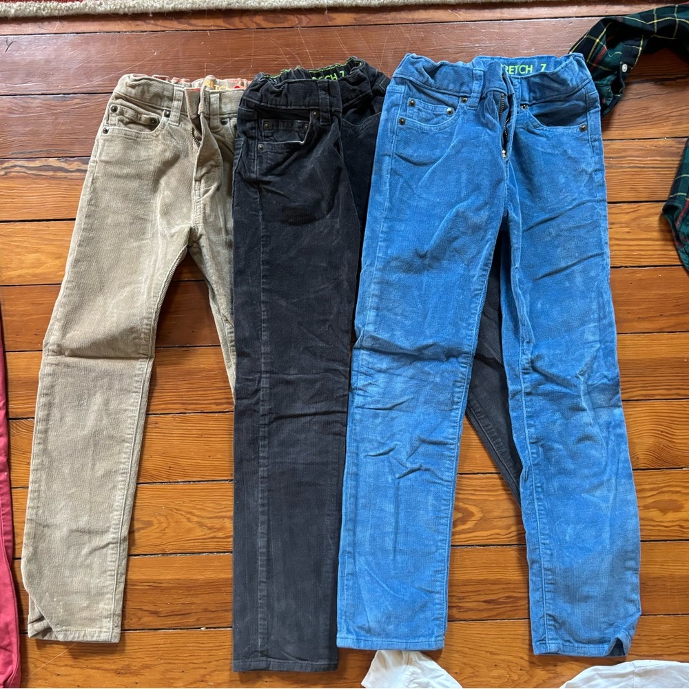 JCrew Crewcuts Straight Leg Boys Corduroys Size 7